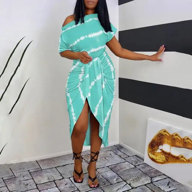 Vestido Mujer Verano Sexy Raya