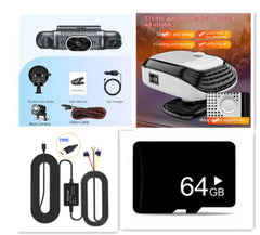 4-Channel HD Wi-Fi  Car Dash Cam