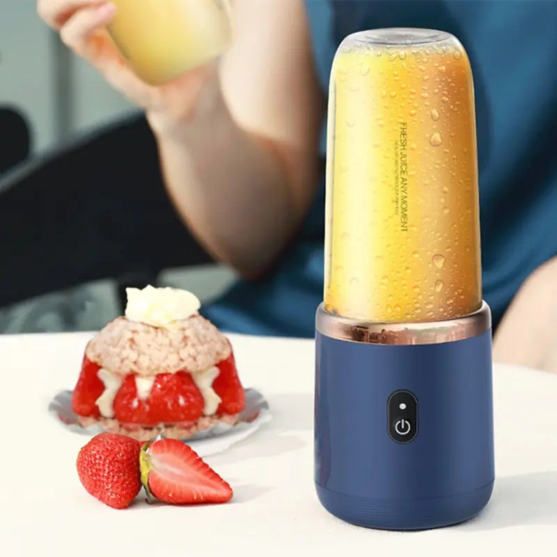 Vaso exprimidor portátil de 6 cuchillas