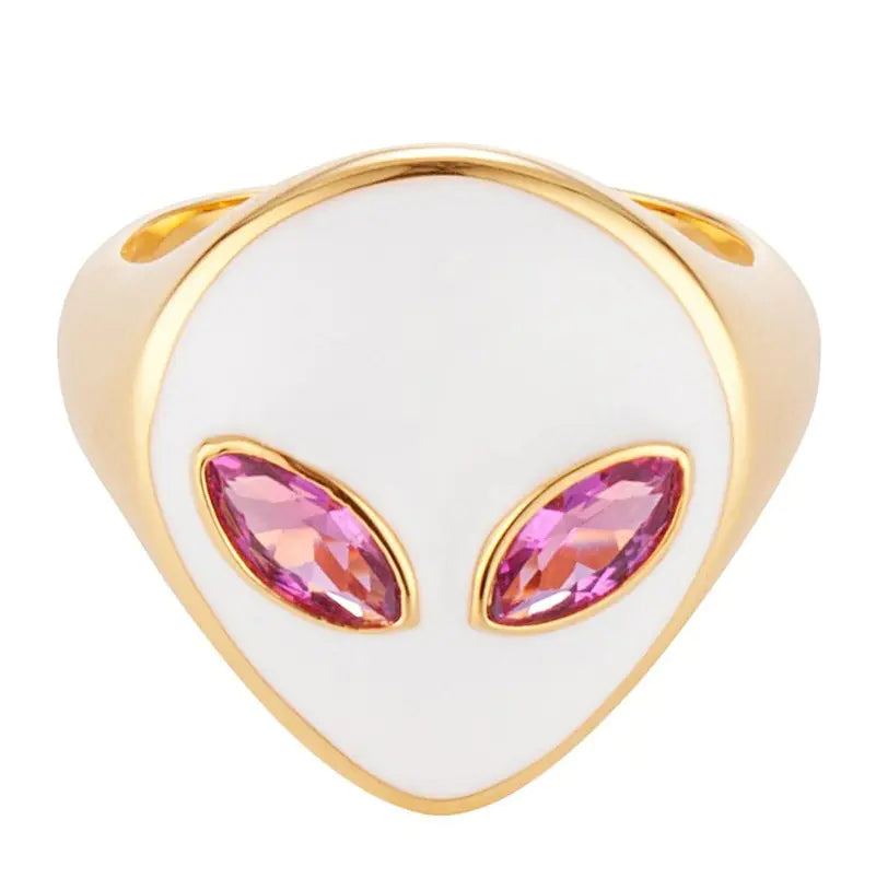 Anillo extraterrestre sencillo y moderno