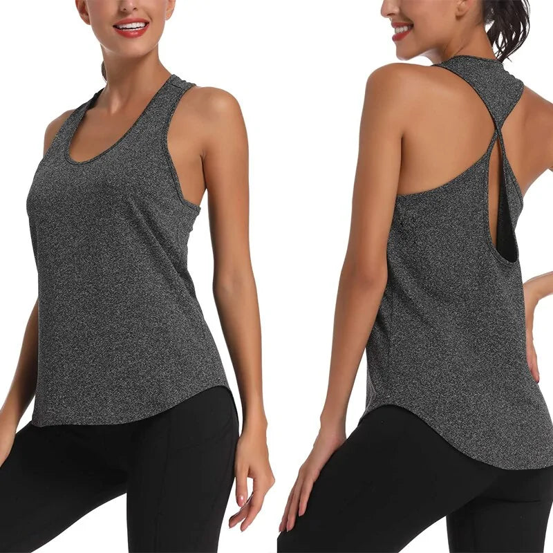 Camisetas de yoga y fitness para correr