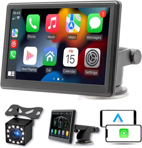 Reproductor multimedia para radio de coche con pantalla táctil
