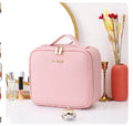 Bolsa de maquillaje de viaje con espejo de pantalla completa