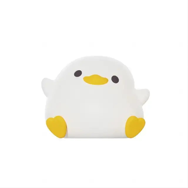 Luz de noche LED con forma de pato de dibujos animados