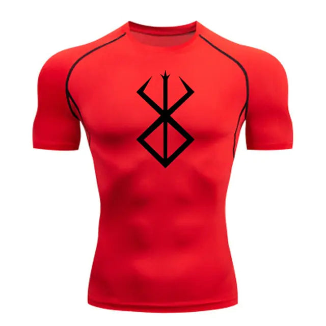 Camiseta de compresión para correr en verano
