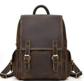 Bolsos de hombro retro de cuero Crazy Horse para hombre