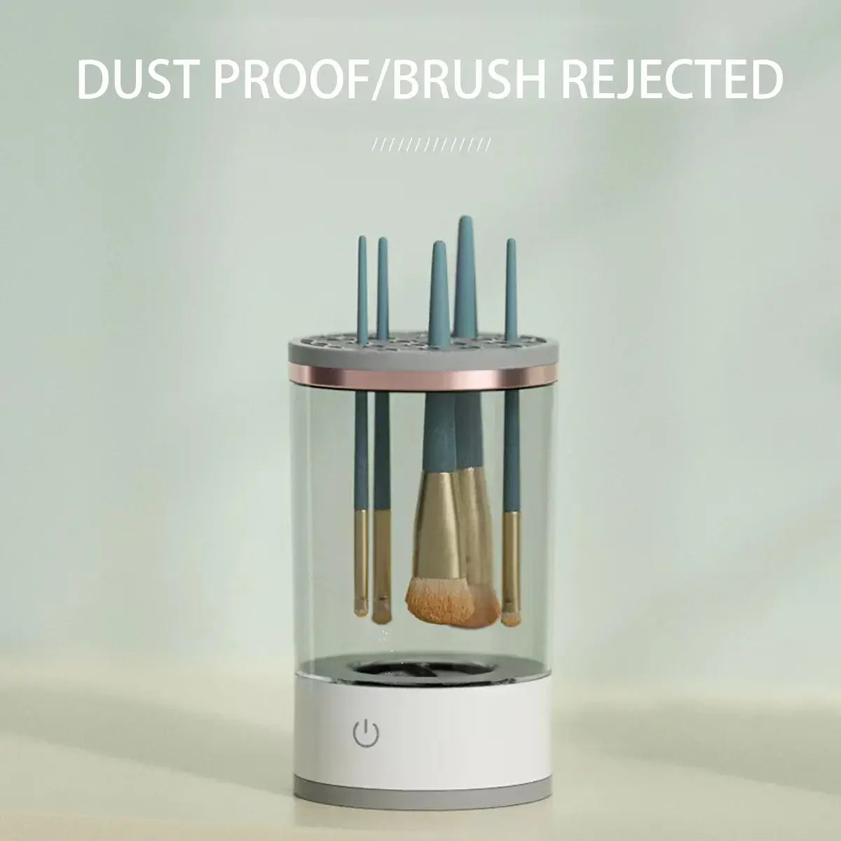 Limpiador automático de brochas de maquillaje eléctrico