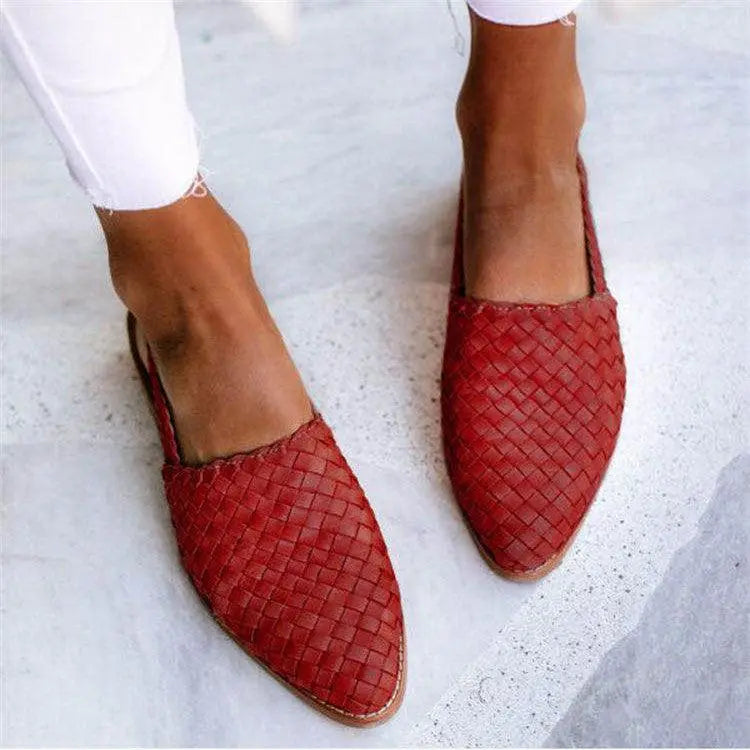 Sandalias de mujer estilo británico retro novedosas