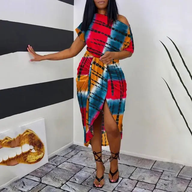 Vestido Mujer Verano Sexy Raya