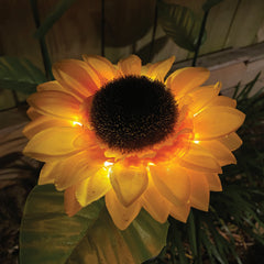 Eco-Friendly Illuminating Solar Sunflowers Set