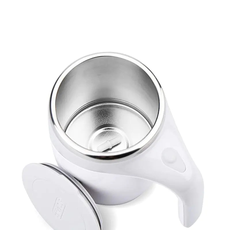 Taza de café automática recargable con agitador