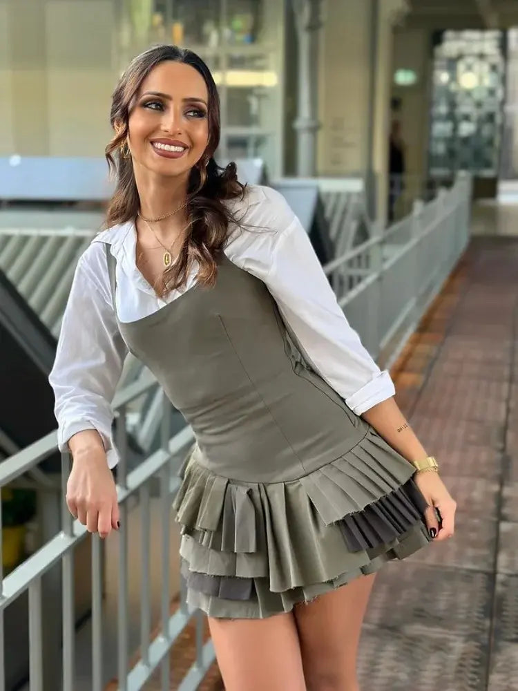 Vestido elegante moda mujer