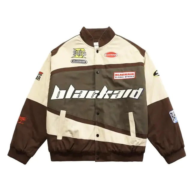 Chaqueta estilo hip hop retro Y2K