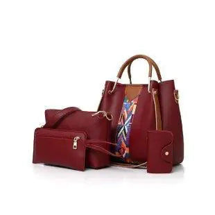 Juego de cuatro piezas para bolsos de mamá