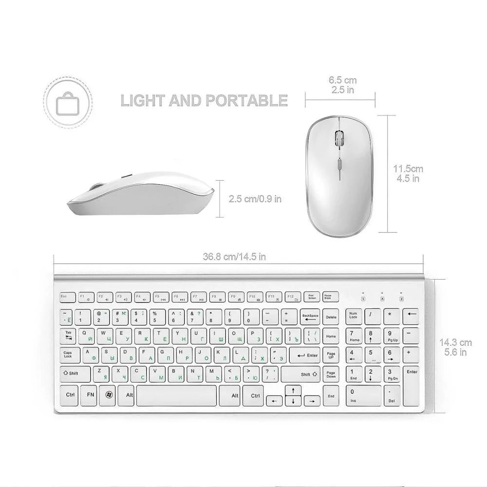 Combo de teclado y ratón inalámbricos