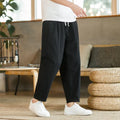 Pantalones de lino y algodón de verano