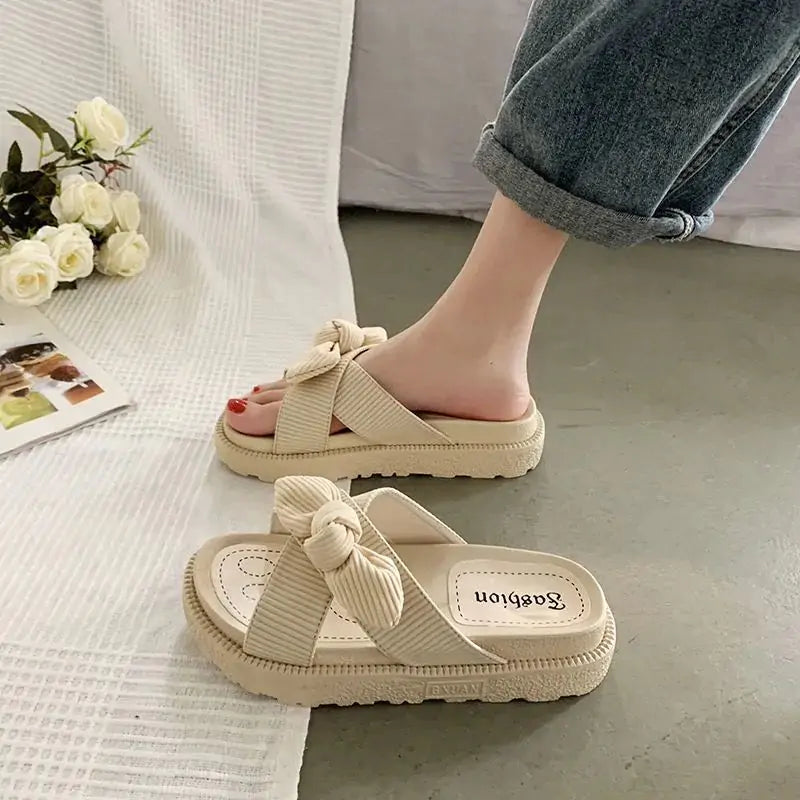 Zapatillas de verano para dama con estilo de hadas y nuevo estilo