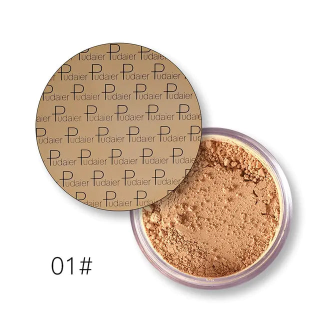 Polvos sueltos fijadores de maquillaje mineral mate