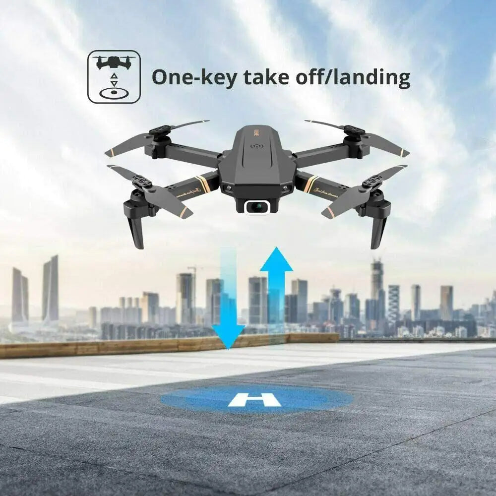 Drone cuadricóptero con cámara dual