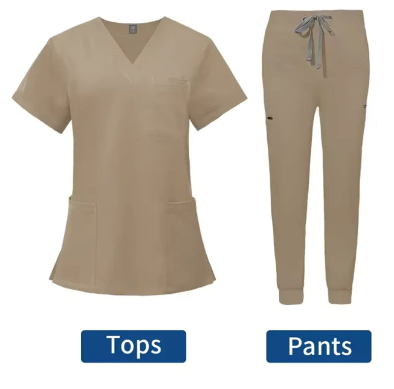 Conjunto de jogging con uniforme médico