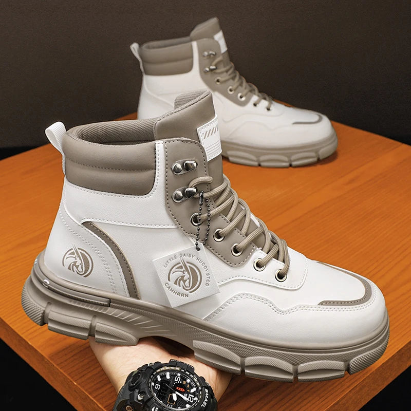 Botas de hombre CYYTL, zapatos de invierno de cuero