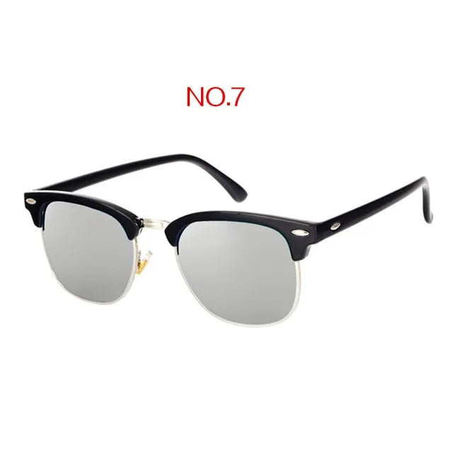 Gafas de sol cuadradas vintage de diseñador de marca clásica