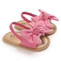 Sandalias con lazo para niñas 2020: zapatos de princesa con suela suave de verano