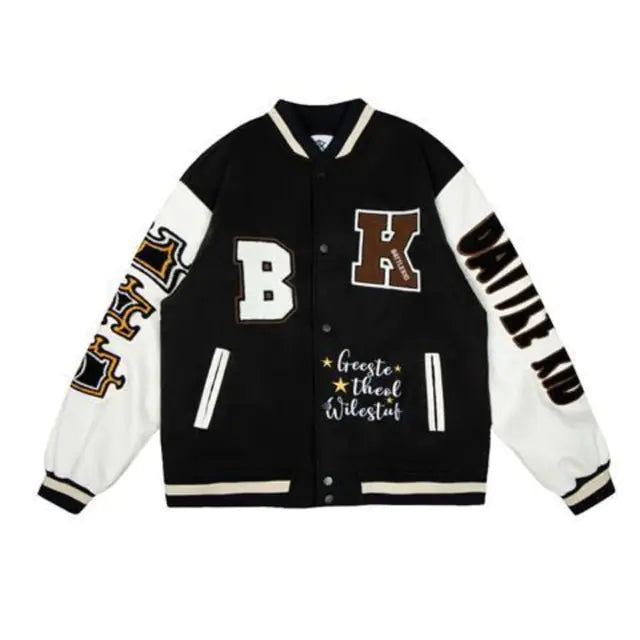 Chaqueta estilo hip hop retro Y2K