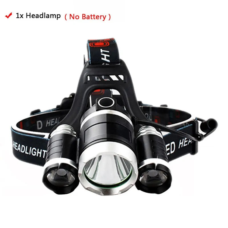 Torch Head Light 18650 Battery