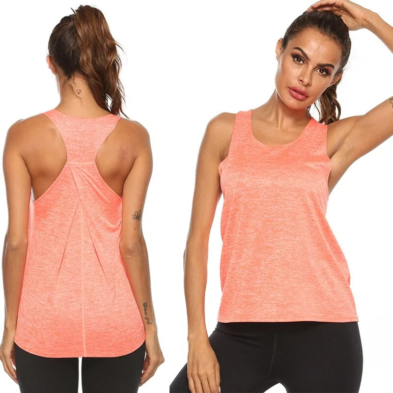 Camisetas de yoga y fitness para correr
