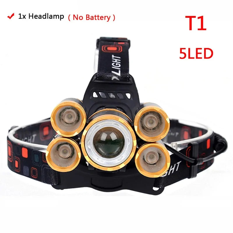 Torch Head Light 18650 Battery