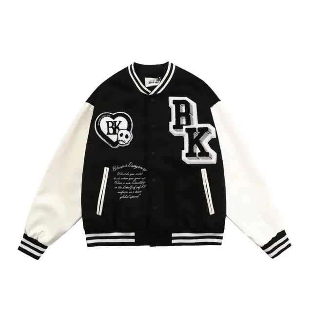 Chaqueta estilo hip hop retro Y2K