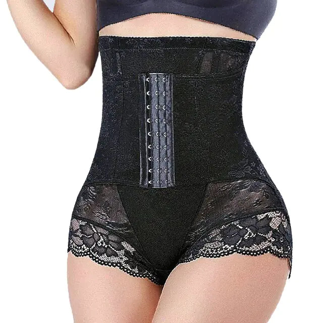 Faja moldeadora de encaje sexy con cremallera