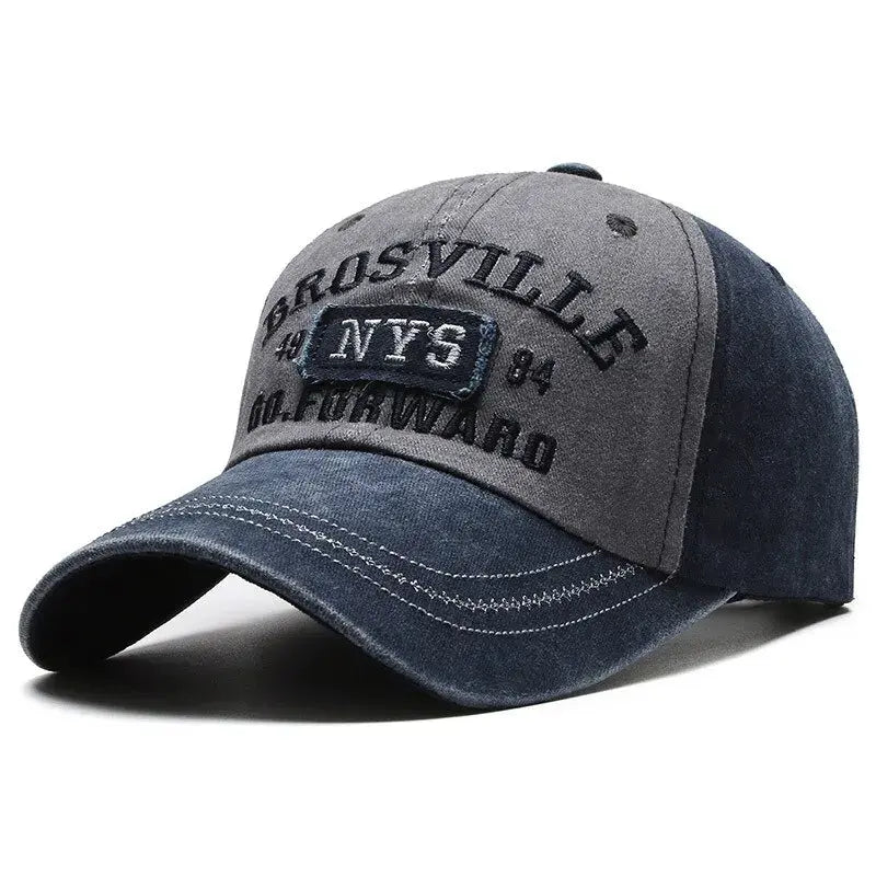 Gorra de béisbol de algodón desgastado