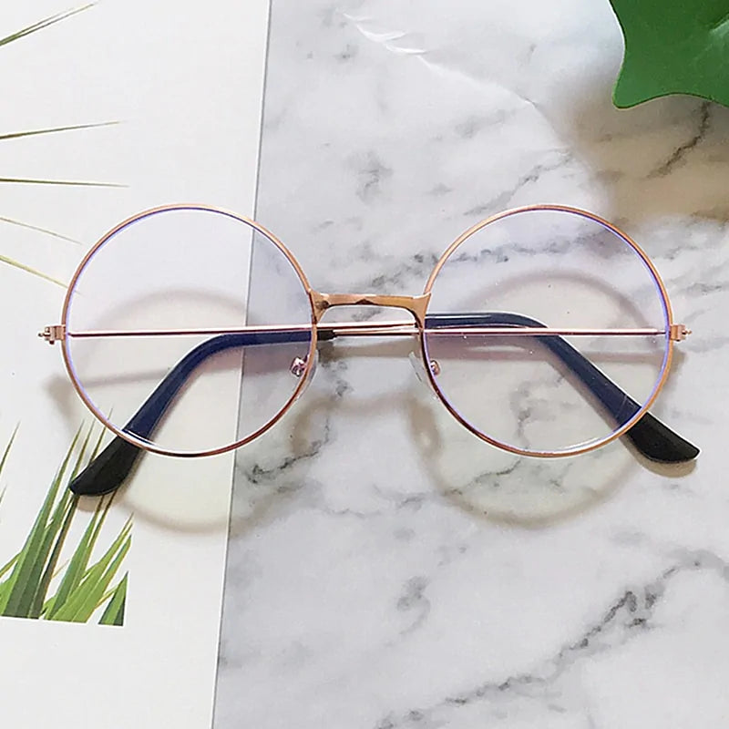 Vintage Round Blue Light Blocking Glasses