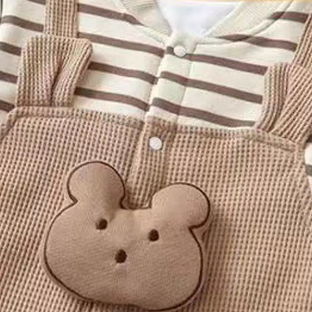 Adorable mameluco de oso para bebés