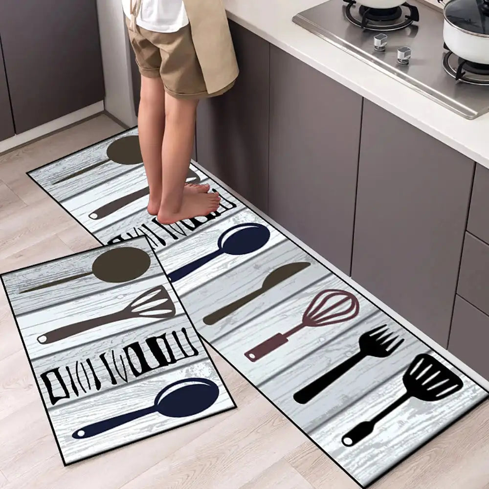 Alfombrilla de cocina moderna antideslizante