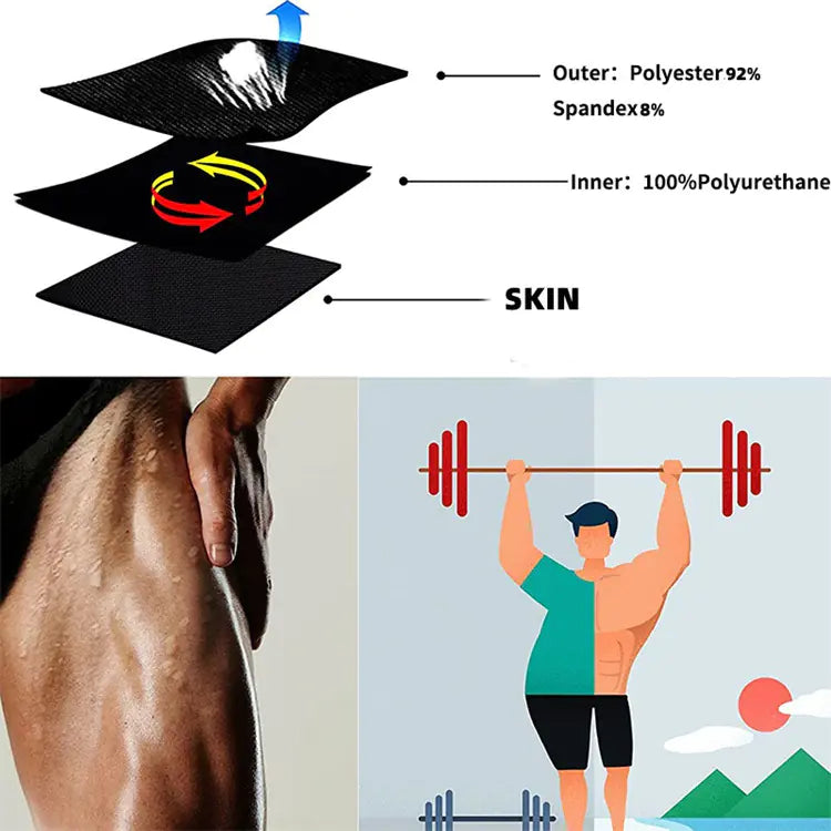 Pantalones cortos de sauna para hombre
