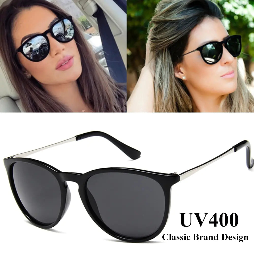 Gafas de sol con forma de ojo de gato para mujer