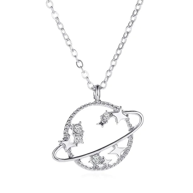 Collar de circonitas brillantes