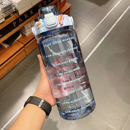 Botella de agua de gran capacidad de 2 l
