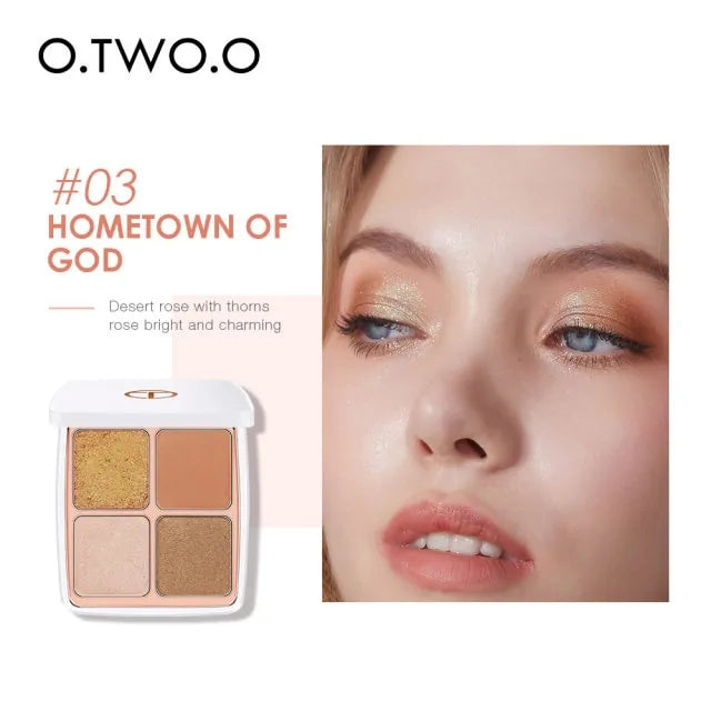 Paleta de sombras de ojos de colores para maquillaje, kit cosmético