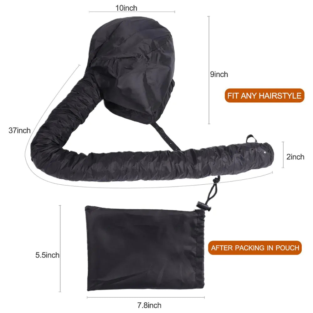 Gorro secador de aire caliente portátil para permanente de cabello