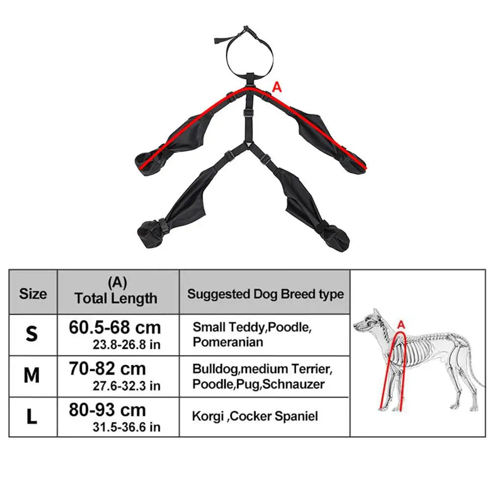Zapatos antideslizantes para perros
