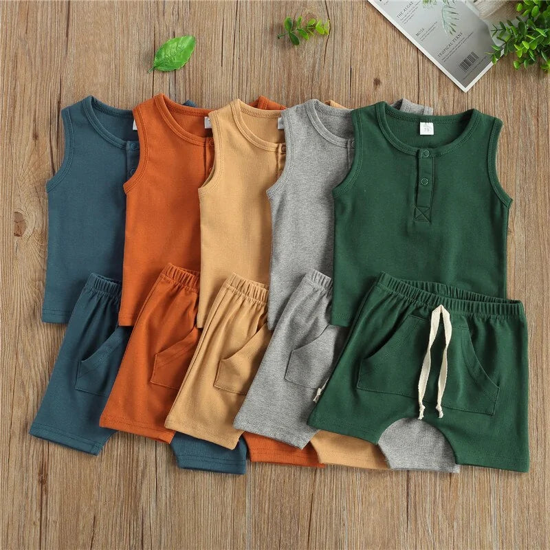 Conjunto de ropa de verano para bebés