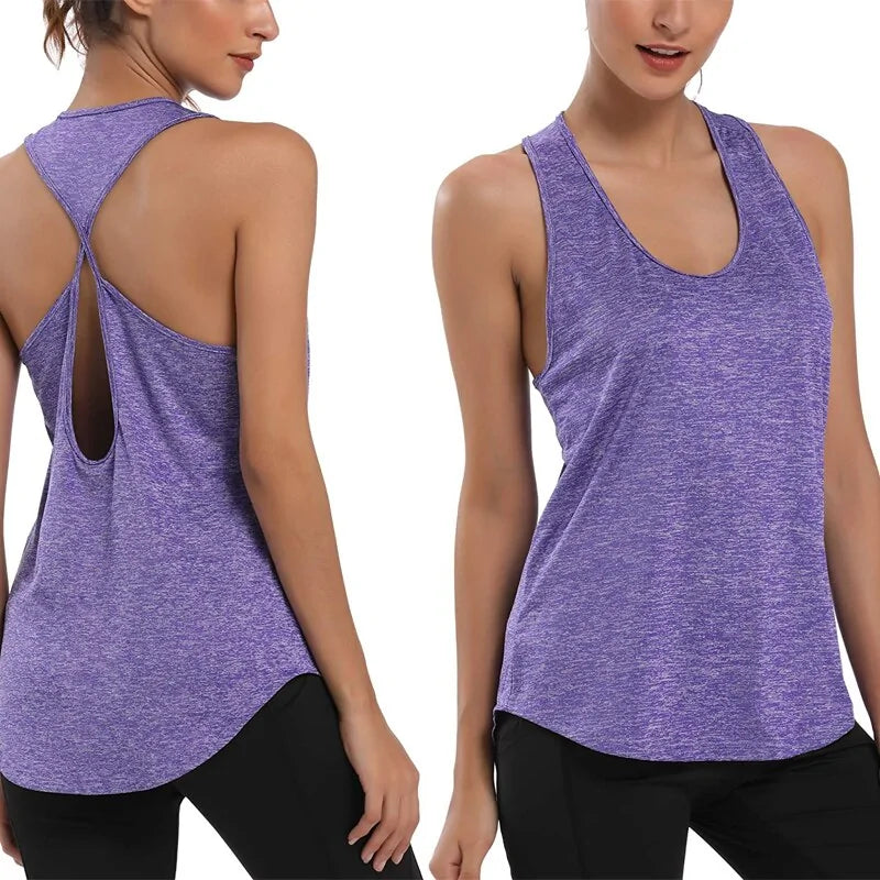 Camisetas de yoga y fitness para correr