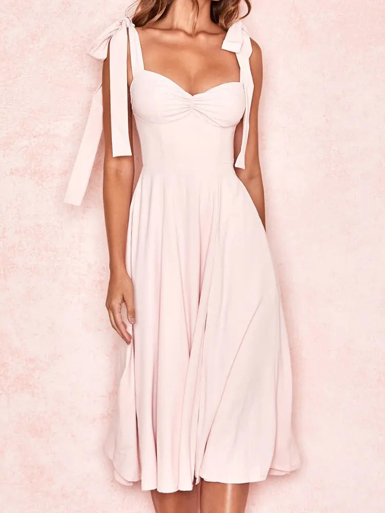 Vestido largo informal elegante de verano para mujer