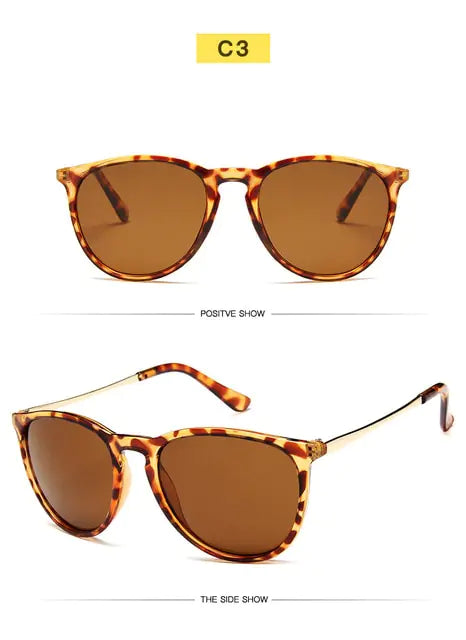 Gafas de sol con forma de ojo de gato para mujer