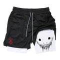 Pantalones cortos de running 2 en 1 para hombre