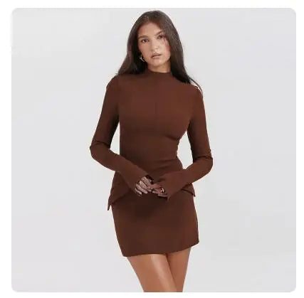 Mini vestido glamuroso